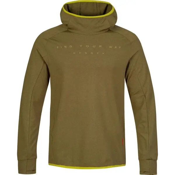 Hannah Hannah THONY HOODY Мъжки суитшърт, khaki, размер