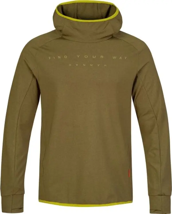 Hannah Hannah THONY HOODY Мъжки суитшърт, khaki, размер
