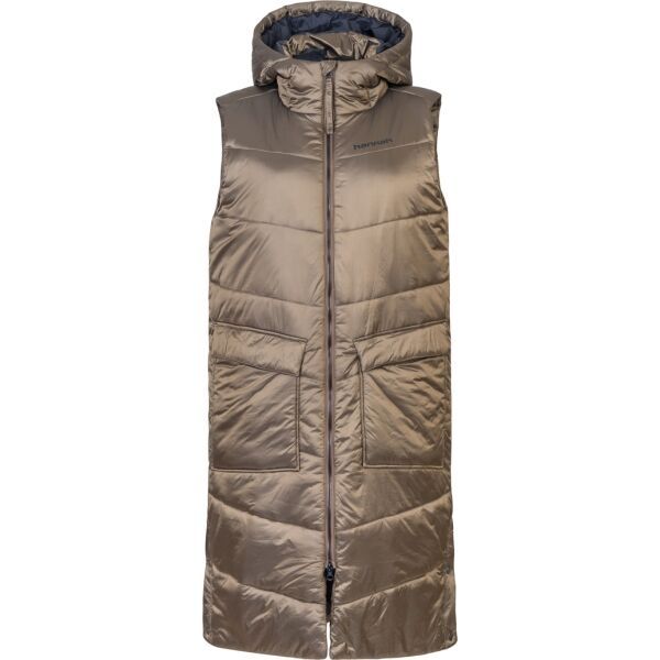 Hannah Hannah WANESA Дамски удължен и затоплен елек, кафяво, размер