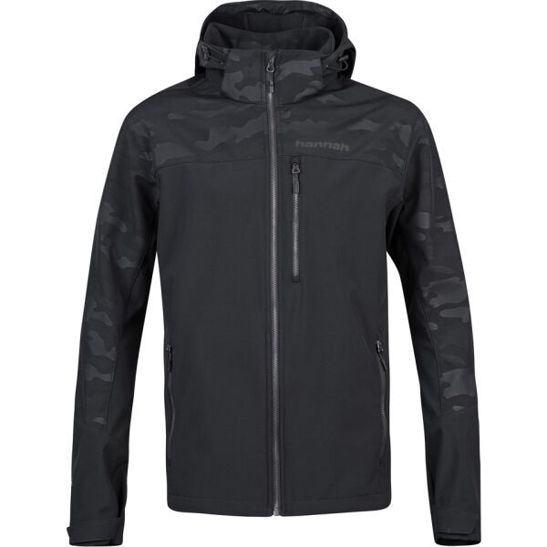 Hannah Hannah WERIO SOFTSHELL Мъжко яке от софтшел, черно, размер
