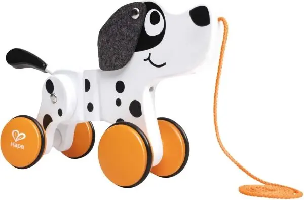 HAPE HAPE DALMATIN Играчка с теглене, бяло, размер