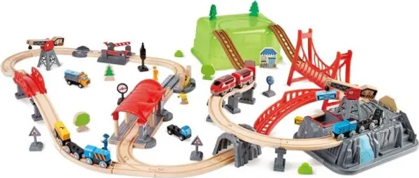 HAPE HAPE TRAIN TRACK WITH TOY BOX Релси за влак, микс, размер