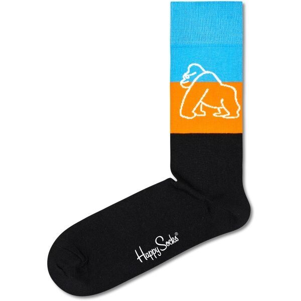 HAPPY SOCKS HAPPY SOCKS MOUNTAIN GORILLAS Чорапи, черно, размер 36-40