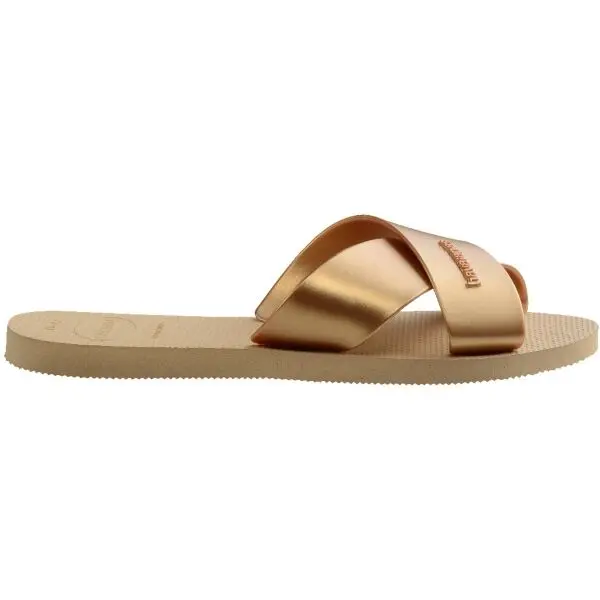 HAVAIANAS HAVAIANAS AQUA METALLIC Дамски джапанки, златно, размер 41/42