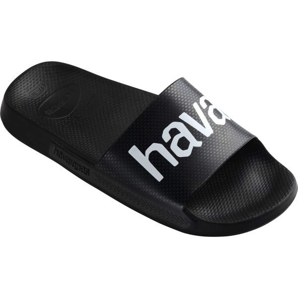 HAVAIANAS HAVAIANAS SLIDE CLASSIC LOGO MANIA Универсални чехли, черно, размер 45/46