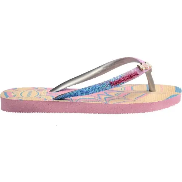 HAVAIANAS HAVAIANAS KIDS SLIM GLITTER TRENDY Джапанки за момиченца, розово, размер 31/32