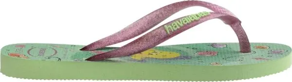 HAVAIANAS HAVAIANAS KIDS SLIM PRINCESS Джапанки за момиченца, светло-зелено, размер 31/32