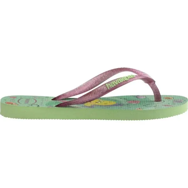 HAVAIANAS HAVAIANAS KIDS SLIM PRINCESS Джапанки за момиченца, светло-зелено, размер 33/34