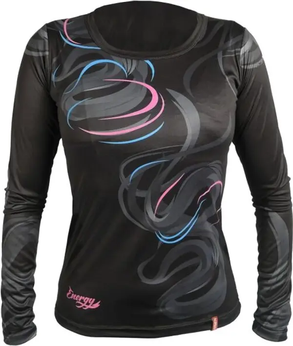 HAVEN HAVEN ENERGY CRAZY LONG Дамска фланелка с дълъг ръкав, черно, размер