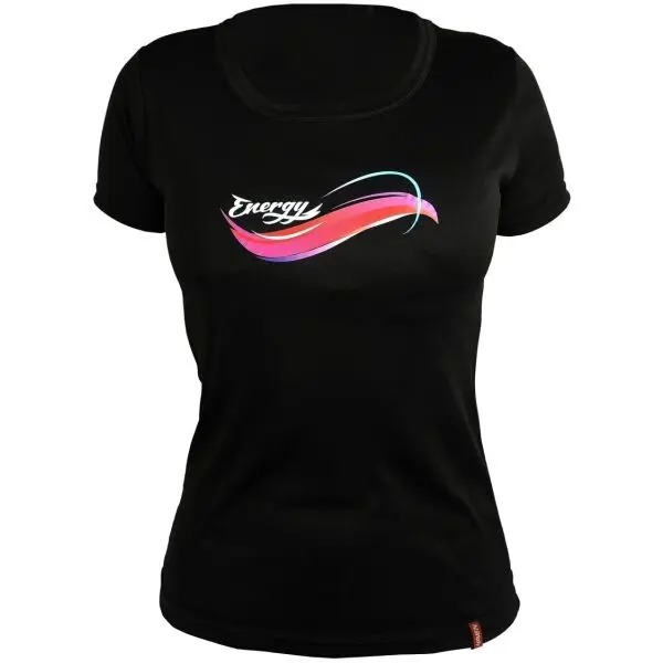 HAVEN HAVEN ENERGY SHORT Дамска фланелка с къс ръкав, черно, размер