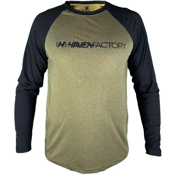 HAVEN HAVEN FACTORY TRAIL Мъжката колоездачна фланелка, khaki, размер