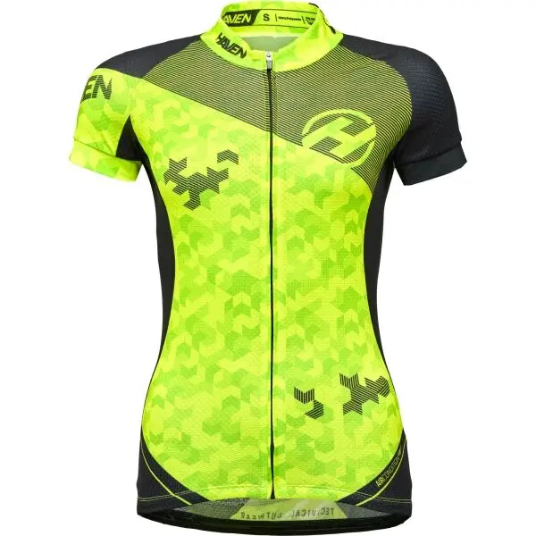 HAVEN HAVEN SINGLETRAIL NEO WOMEN Дамска фланелка за колоездене, светлоотразителен неон, размер