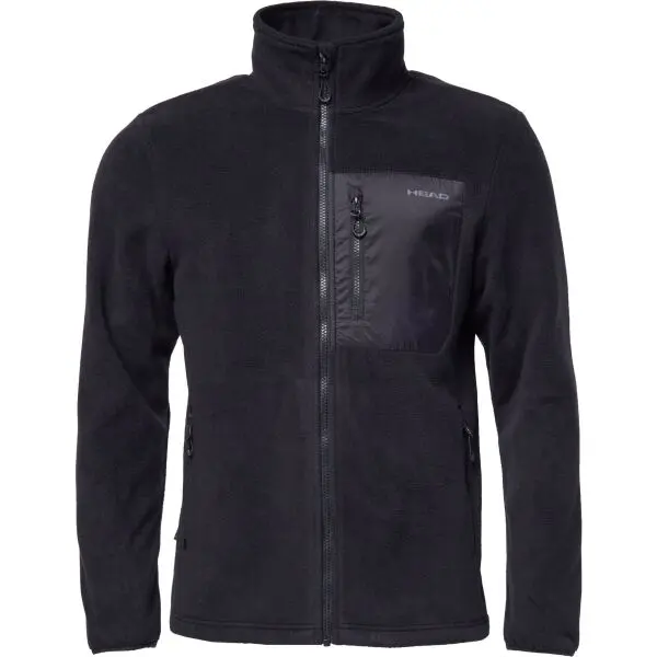 Head Head ASTONNO Мъжки суитшърт от флийс, черно, размер