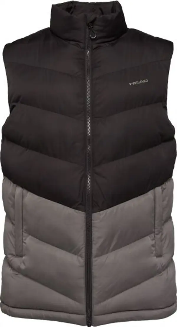 Head Head BAVELLO Мъжки капитониран елек, черно, размер