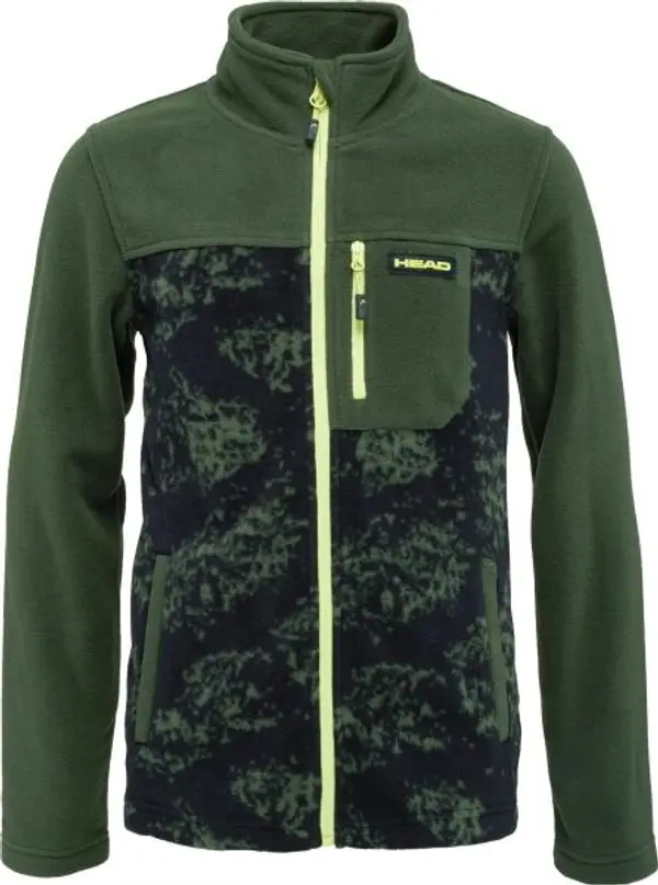 Head Head BONY Суитшърт за момчета от полар, зелено, размер 164-170