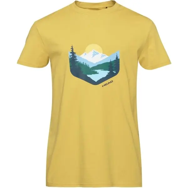 Head Head BREAKER Мъжка тениска, жълто, размер