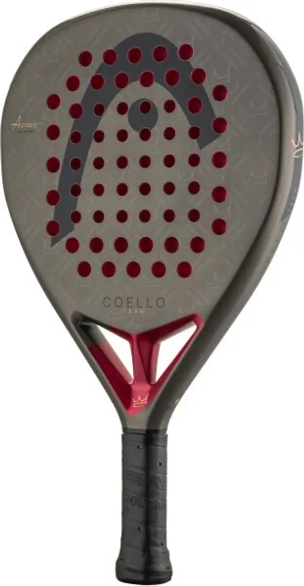 Head Head COELLO TEAM 2026 Падел ракета, тъмносиво, размер L3