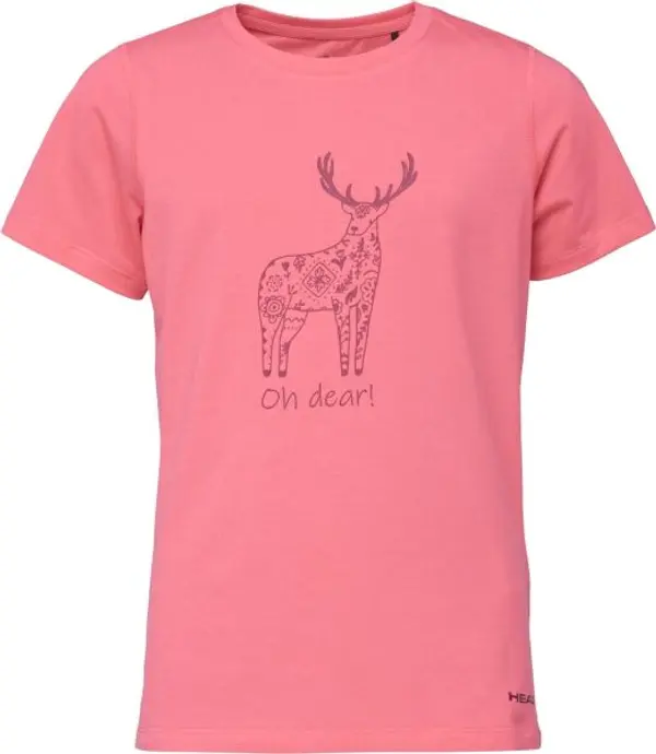 Head Head DEER Момичешка тениска, розово, размер 152-158