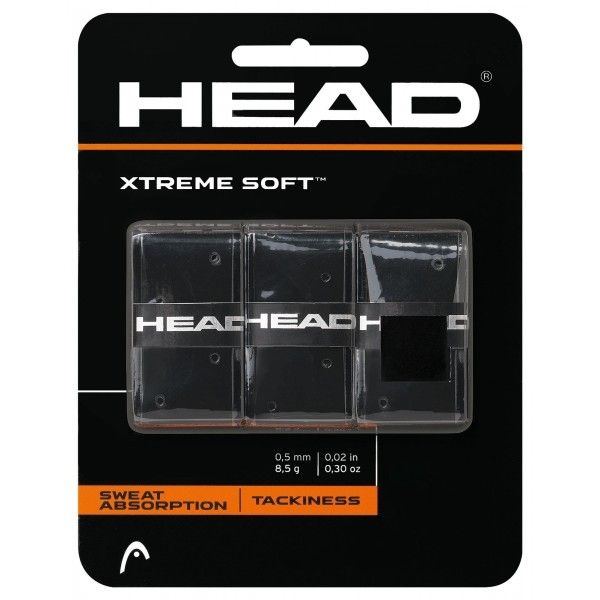 Head Head EXTREME SOFT Грип за тенис ракета, черно, размер