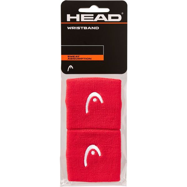 Head Head WRISTBAND 2,5 Абсорбиращи потта накитници, червено, размер UNI