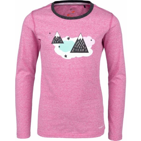 Head Head IFFYS Детска блуза с дълъг ръкав, розово, размер