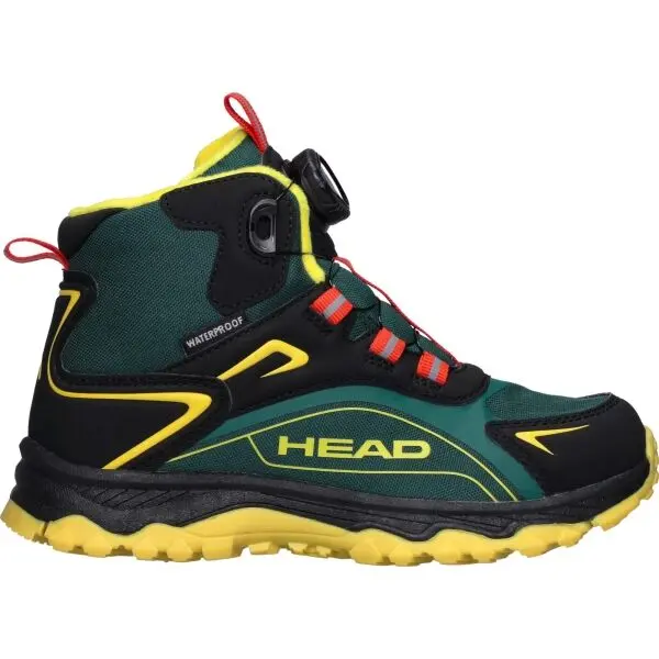 Head Head KYROS WP Детски обувки за трекинг, тъмнозелено, размер