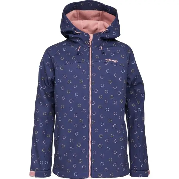 Head Head LYNX Софтшел яке за момичета, тъмносин, размер 116-122