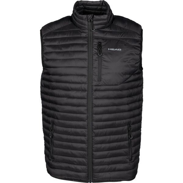 Head Head MACANNO Мъжки капитониран елек, черно, размер