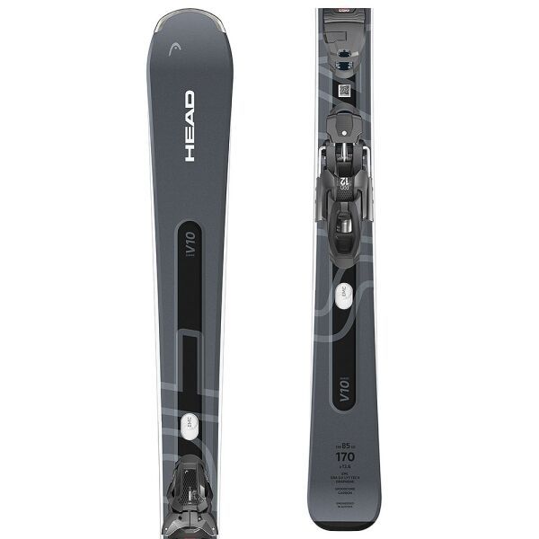 Head Head SHAPE E-V10 SW + PR 11 GW Ски за спускане, тъмносиво, размер