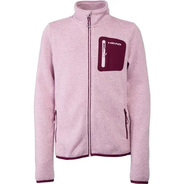 Head Head YLLAS Детски суитшърт от полар, розово, размер 116-122