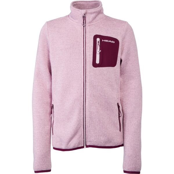 Head Head YLLAS Детски суитшърт от полар, розово, размер