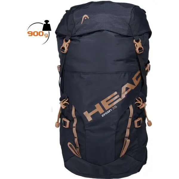 Head Head ZIRCON 35 Туристическа раница, черно, размер