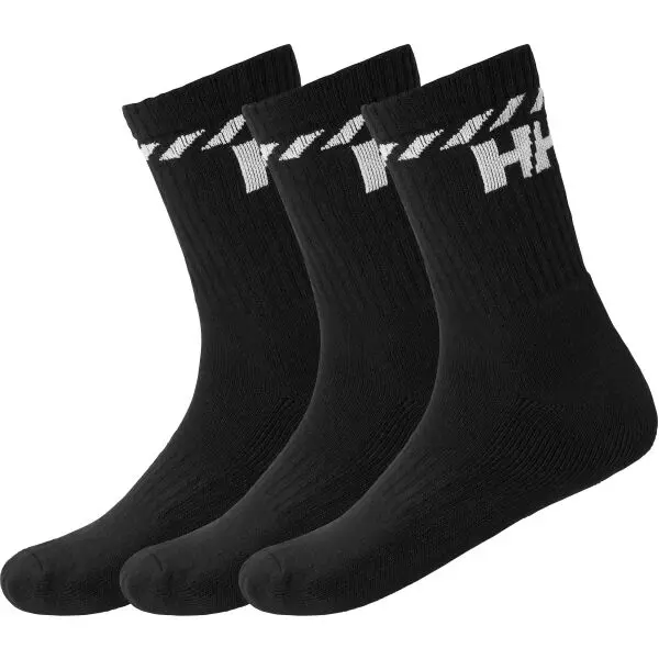 Helly Hansen Helly Hansen COTTON SPORT SOCK 3PK Унисекс спортни чорапи, черно, размер