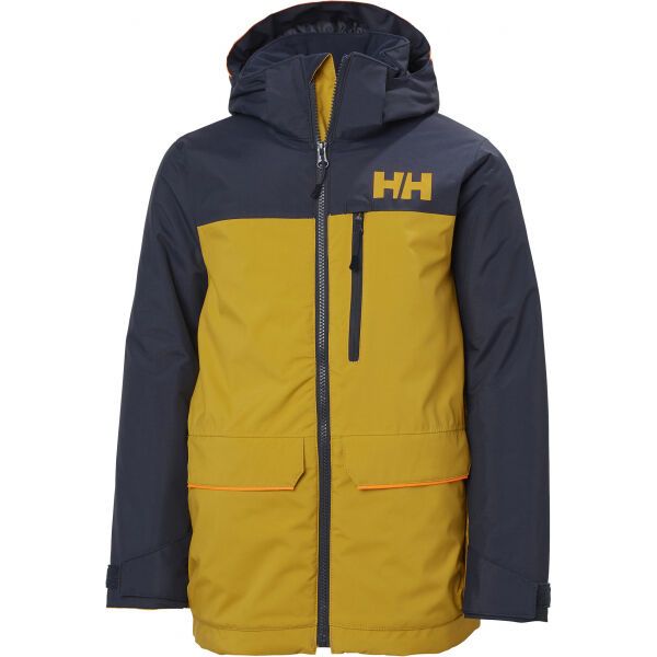 Helly Hansen Helly Hansen JR TORNADO JACKET Момчешко скиорско яке, кафяво, размер 8