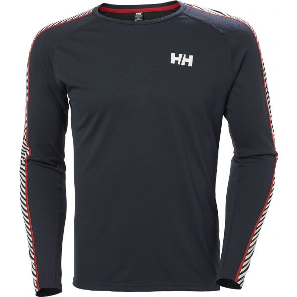 Helly Hansen Helly Hansen LIFA ACTIVE STRIPE CREW Мъжка функционална блуза, тъмносин, размер L