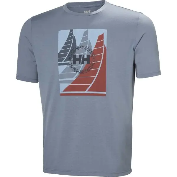 Helly Hansen Helly Hansen HP RACE GRAPHIC Мъжка тениска, сиво, размер