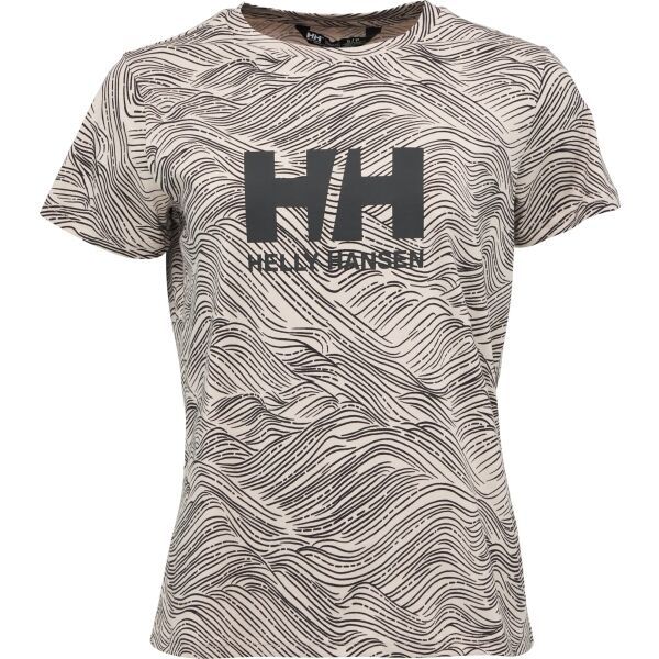 Helly Hansen Helly Hansen LOGO T-SHIRT GRAPHIC W Дамска тениска, сиво, размер