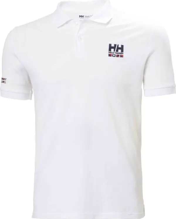 Helly Hansen Helly Hansen MESSINA GRAPHIC FITTED POLO Мъжка поло тениска, бяло, размер