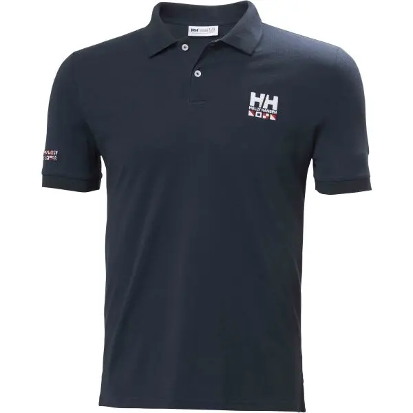 Helly Hansen Helly Hansen MESSINA GRAPHIC FITTED POLO Мъжка поло тениска, тъмносин, размер