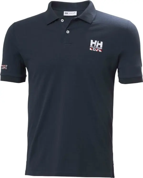 Helly Hansen Helly Hansen MESSINA GRAPHIC FITTED POLO Мъжка поло тениска, тъмносин, размер