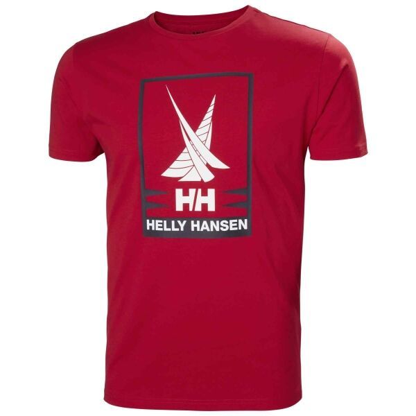 Helly Hansen Helly Hansen SHORELINE T-SHIRT 2.0 Мъжка тениска, червено, размер