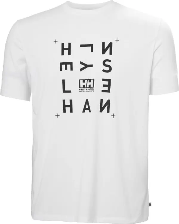 Helly Hansen Helly Hansen SKOG GRAPHIC Мъжка тениска, бяло, размер