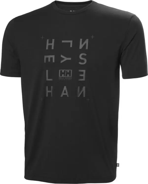 Helly Hansen Helly Hansen SKOG GRAPHIC Мъжка тениска, черно, размер
