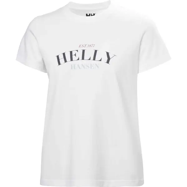 Helly Hansen Helly Hansen W CORE GRAPHIC T-SHIRT 2.0 Дамска памучна тениска, бяло, размер