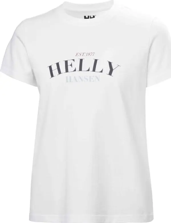 Helly Hansen Helly Hansen W CORE GRAPHIC T-SHIRT 2.0 Дамска памучна тениска, бяло, размер