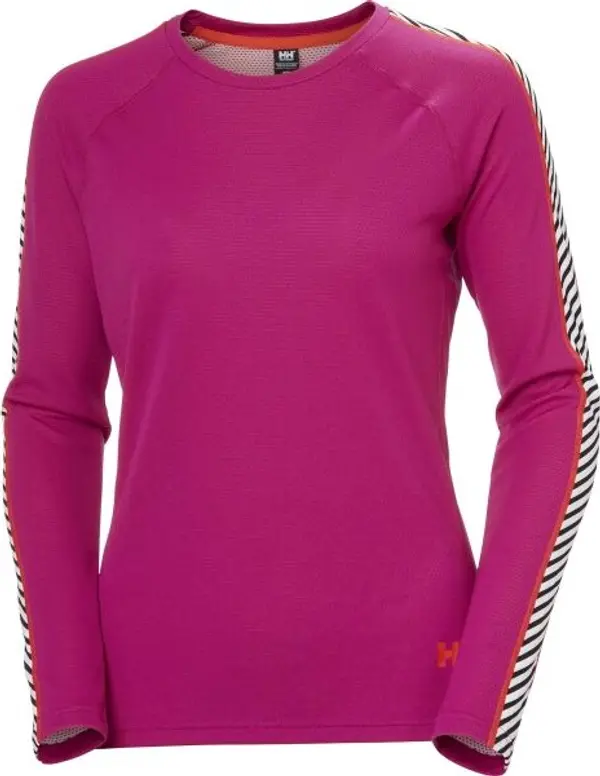 Helly Hansen Helly Hansen W LIFA ACTIVE STRIPE CREW Дамска функционална блуза, розово, размер