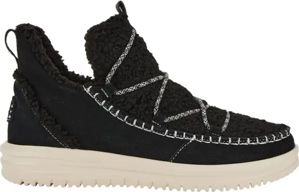 HEY DUDE HEY DUDE CAMDEN SUEDE COZY Дамски обувки, черно, размер