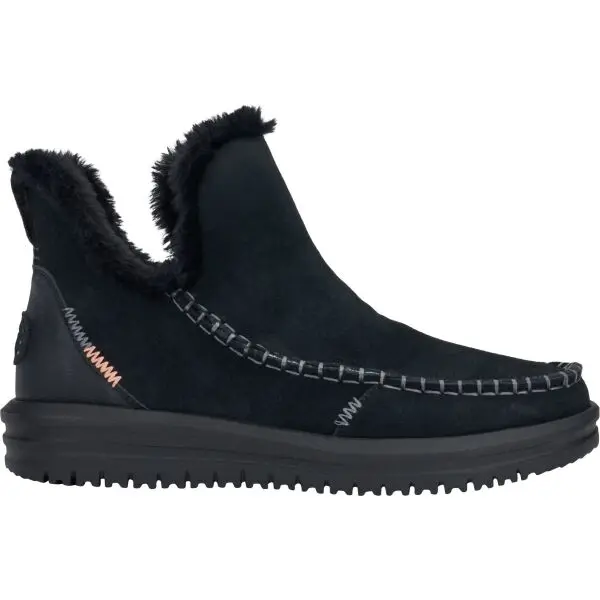 HEY DUDE HEY DUDE CAMDEN SUEDE Дамски обувки за свободно време, черно, размер