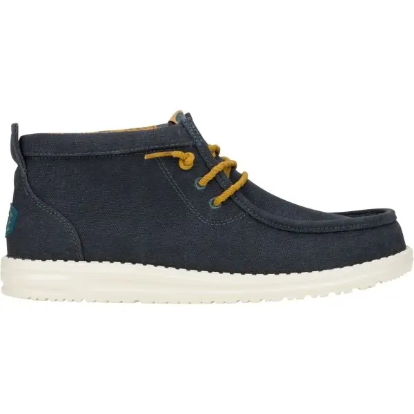 HEY DUDE HEY DUDE WALLY MID WAXED CANVAS Мъжки обувки за свободното време, тъмносин, размер