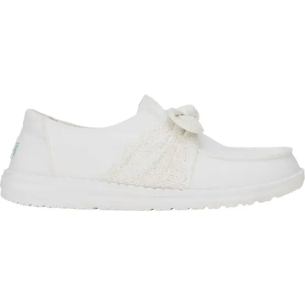 HEY DUDE HEY DUDE WENDY BOW ESSENTIALS Дамски всекидневни обувки, бяло, размер